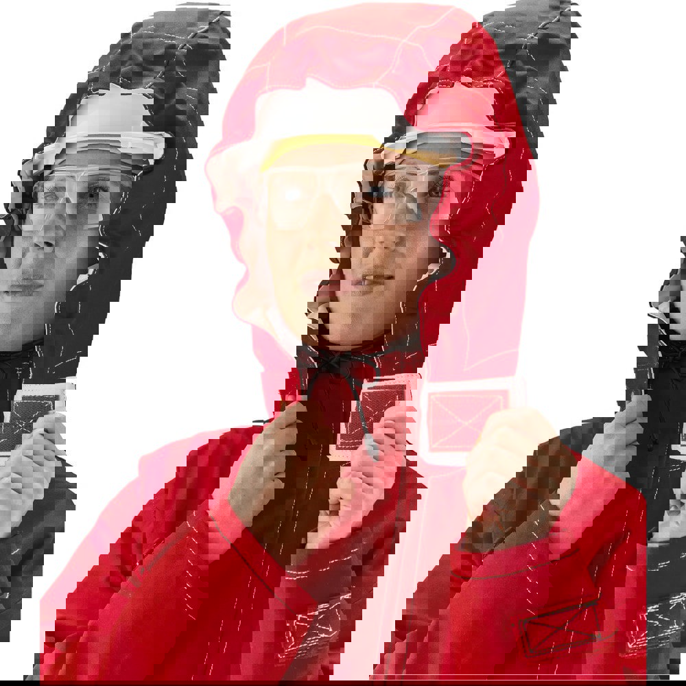 Rain & Chemical Wear; Garment Style: Hood ; Size: Universal ; Gender: Unisex ; Color: Red ; Material: Polyester ; Garment Type: Chemical-Resistant; Hoods